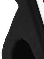 Close view of black microfiber and the front device ledge