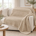 Fleece Throw Blanket in a styled lifestyle setting