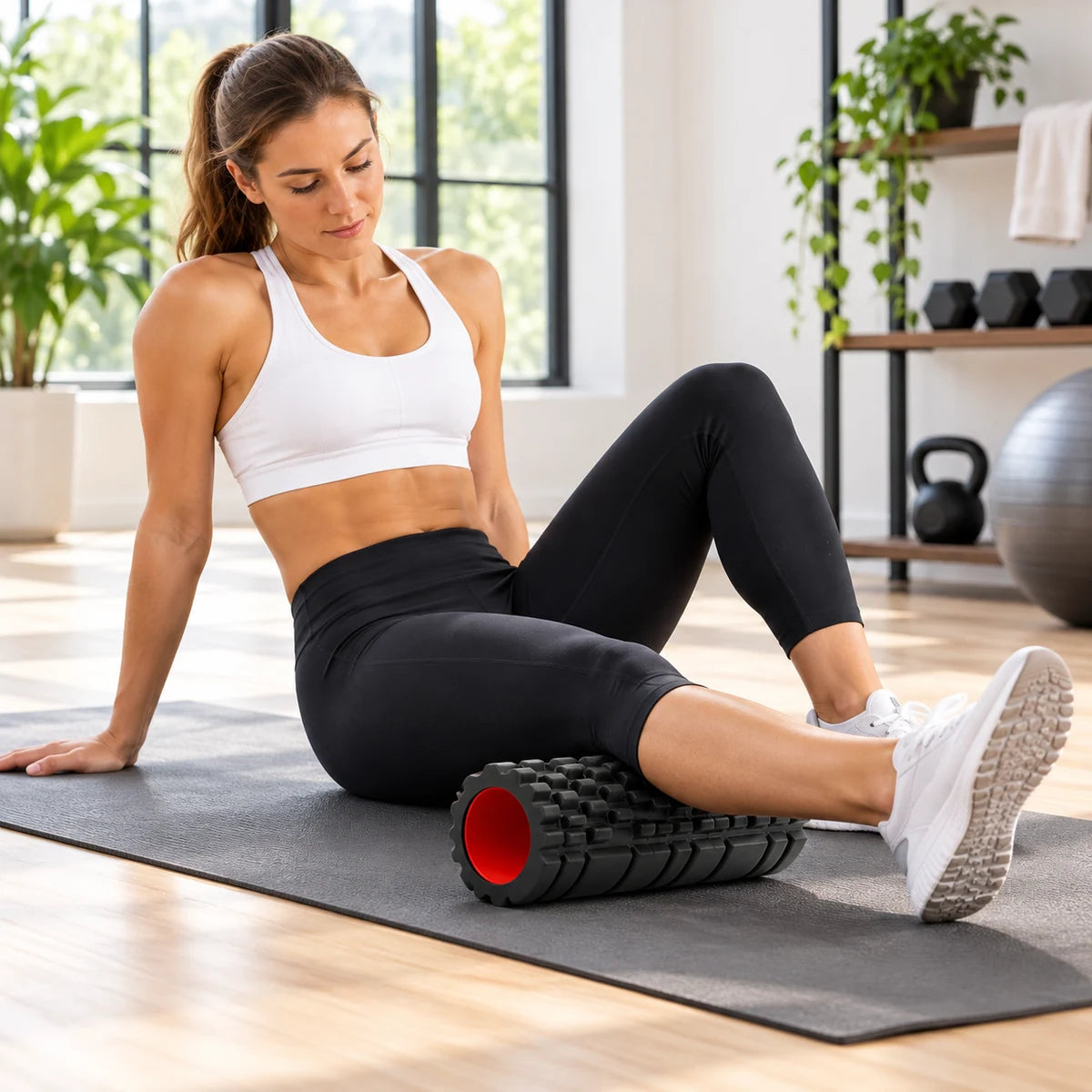 Foam Roller in a styled lifestyle setting