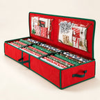 Gift Wrap Storage Organizer clean product view on a warm neutral background