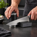 Rolling Knife Sharpener Kit in a styled lifestyle setting